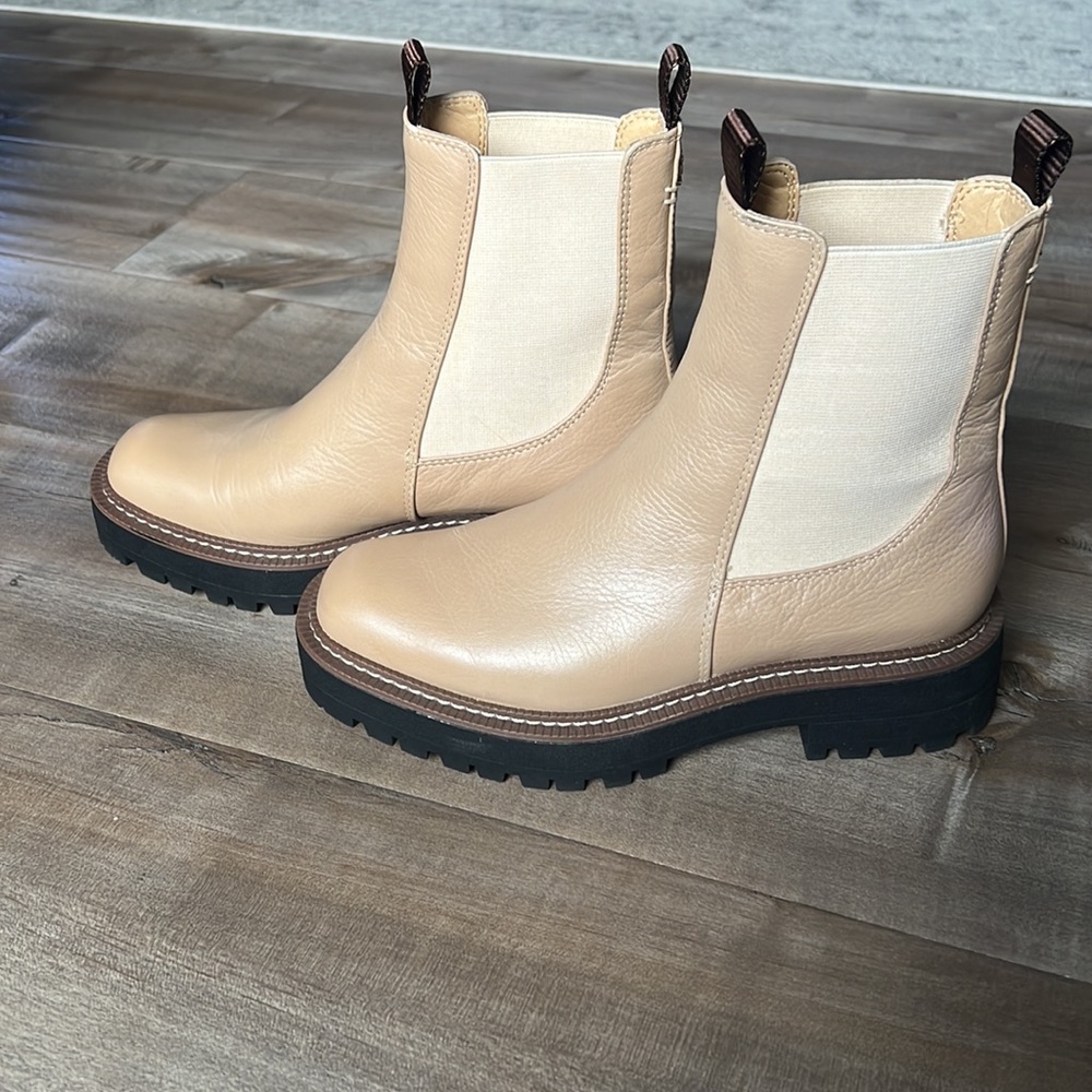 Sam Edelman Womens Laguna Sesame Chelsea Boots Size 7 Medium (B, M) (2834951)